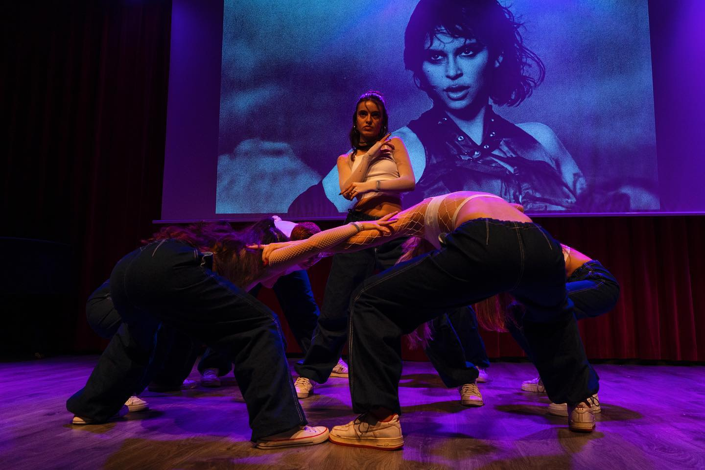 Alumnas del CDH sobre el escenario